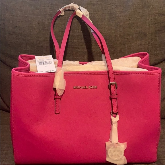 michael kors jet set travel lg ew tote